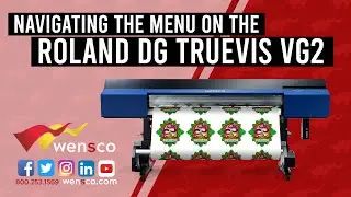 Wensco Roland Academy | Roland DG VG-VG2 | Function Menu Overview