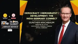 News9 Global Summit | Democracy | Demography | Development: The India-Germany Connect