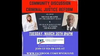 march 2021 criminal justice reform fb video