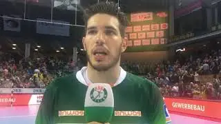 Stefan Cavor nach dem DHB Pokal Achtelfinale gegen den THW Kiel