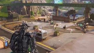 Fortnite destroying Seaport City Compilation