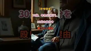 【悲惨現実】70歳で年金3万円&hellip;&ldquo;30代の自分を殴りたい&rdquo;と思った理由【シニアの口コミ】