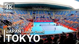 【4K】TOKYO - Rakuten Japan Open at Ariake Coliseum! | Japan Walking Tour | Japanese daily life