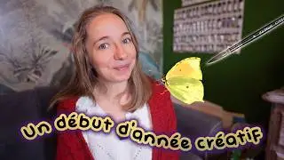 Vlog artistique 8 - Nouvelle année, projets, peintures 🦋