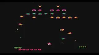 Random Game: Galactic Chase. Atari 8-bit