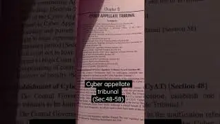 Cyber Appellate Tribunal   (Sec. 48-58)           #cyberlaws #llb #law #cybercrimes