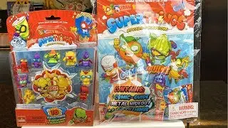 SuperThings Series 1- 10 Pack and Starter Pack UNBOXING/REVIEW. Super Zings US Version.
