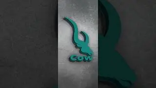 Cow logo design tutorial using Adobe illustrator #adobeillustrator #cow #shorts #ytshorts