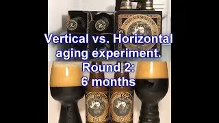 Old Rasputin vertical vs. horizontal aging experiment | Round 2: six months