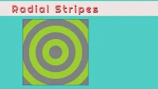 Creating Repeating Radial Stripes for a Bullseye Effect