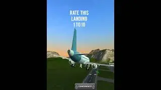 Pilot attempts Dangerous low approach into Burbank #landing#shorts | Turboprop flight simulator