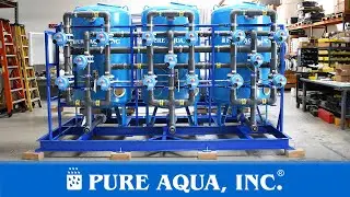 Triplex Multi Media Filtration Skid | Ohio, USA | 150 GPM | www.pureaqua.com