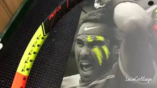 My Actual Nadal&rsquo;s &ldquo;La Decima&rdquo; Bday Gift Racket For Myself May 2018
