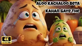 Aloo Kachaloo Beta Kahan Gaye The | Hindi Rhymes for Children |THE BEE CARTOON.