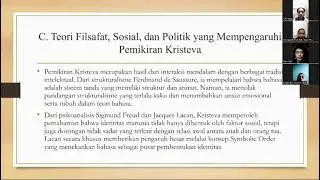 Teori Feminisme Julia Kristeva oleh kelompok 2 (Gender dan Politik)