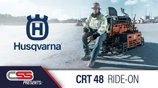 CSS Presents: The Husqvarna CRT48 ride on power trowel