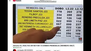JAN 23 2026 LASTO SWERTRES GUIDE PLS WATCH..