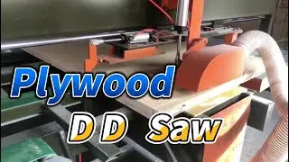 Plywood DD Saw | 4 Sides Edge Cutting Saw | Full Automatic DD Saw For Plywood Making