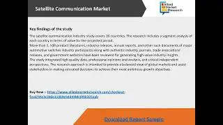 Satellite Communication Market