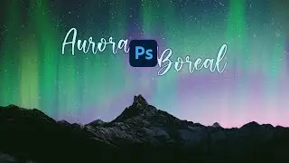 Crea un AURORA BOREAL con el Pincel en Photoshop