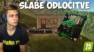 DELAMO ŠE VEČ SLABIH ODLOČITEV! KASNEJE MEŠANO NA ŽARU (KMETIJA NAD PREPADOM #12) [FS25 SLO]