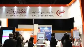 Dubai Smart Government booth at IoTX 2015 held in Dubai