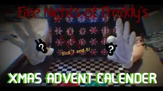 Opening SLOT 8 and 9 Funko FNAF Advent Calender! *Plus 6 and 7* (CazCo Christmas Episode 6)