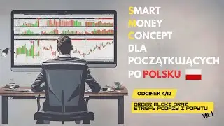 🔴 SMC | Smart Money Concept dla początkujących po Polsku | ODCINEK 4 - Order Bloki 1/3