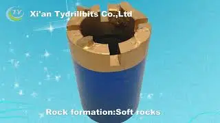 NQ TC core bits tungsten carbide bit for soft to hard rock formations;