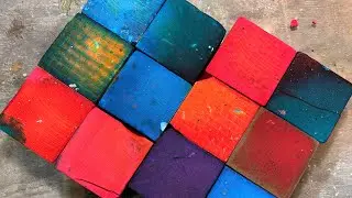 Dyed Blocks c/w @Adanaliasmr ❤️❤️#gymchalkasmr #asmrsounds #crushing 