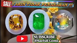 PERMATA 18012026 Super murah berkualitas Natural Tsavorite Garnet Maedira Citrine Moonstine Ceylon