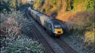 GWR Castle Set passing under Wingfield Road Overbridge - 03/01/25