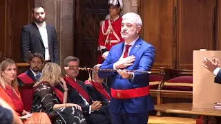 Jaume Collboni (PSC), investido alcalde de Barcelona con los votos de BComú y del PP