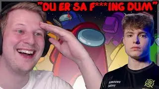 SLICER FORTNITE PRO'S I AMONG US... og de bliver MEGET sure! (Dansk Among us) | Zrool