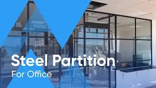 Custom Steel Glass Partition by Crystaliaglass