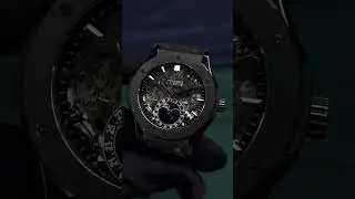 HUBLOT CLASSIC FUSION 45MM AEROFUSION MOONPHASE BLACK MAGIC CERAMIC (2017)