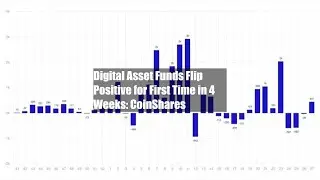 Digital Asset Funds Flip Positive for First Time in 4 Weeks: CoinShares