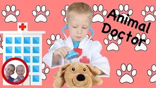 Pet ветеринар притворяется, игра | доктор ветеринар набор игрушек