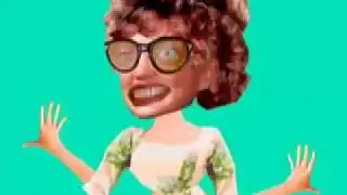 A Scary Lady Sings Happy Birthday - to equally creepy kid.