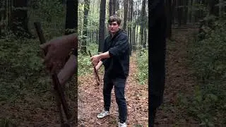 Выживание в лесу с медведем