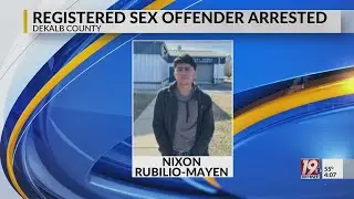 Registered Sex Offender Facing Deportation Arrested in DeKalb County | Jan. 21, 2026 | News 19 at 4