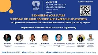 Panel Discussion Video-2025 || Department of Electrical and Electronics Engineering || VNRVJIET .
