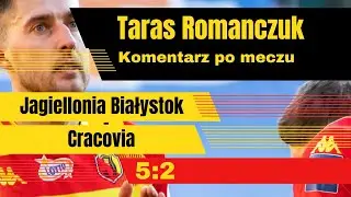 Taras Romanczuk po meczu Jagiellonia Białystok - Cracovia 5:2, 10.08.2025