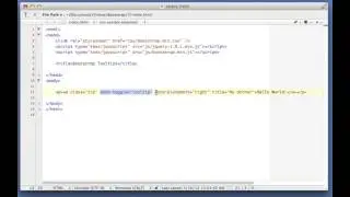 Twitter Bootstrap 2.3.2 Tutorial 6 - Tooltips