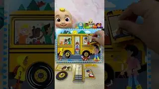 🚌Деревянный автобус-головоломка &laquo;Кокомелон&raquo;