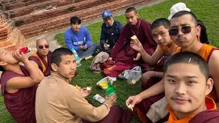 First time visit Varanasi Uttar Pradesh with dharma friends! #1st vlog #varanasi #sarnath #buddhist 