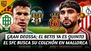 #IM LIVE I ¡El BETIS ya es 5º! 🟢 Show de DEOSSA y el SEVILLA  busca su 'colchón' en Mallorca ⚽️