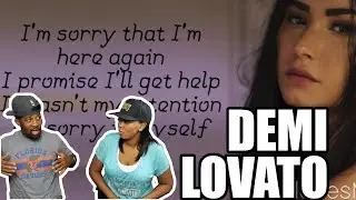 [ REACTION ] Demi Lovato - Sober  ( Lyric Video ) GREAT DISCUSSION‼
