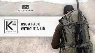 Рюкзаки K4 &mdash; Как использовать без крышки &mdash; Exo Mtn Gear