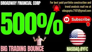 BYFC STOCK | BROADWAY FINANCIAL BIG TRADING BOUNCE